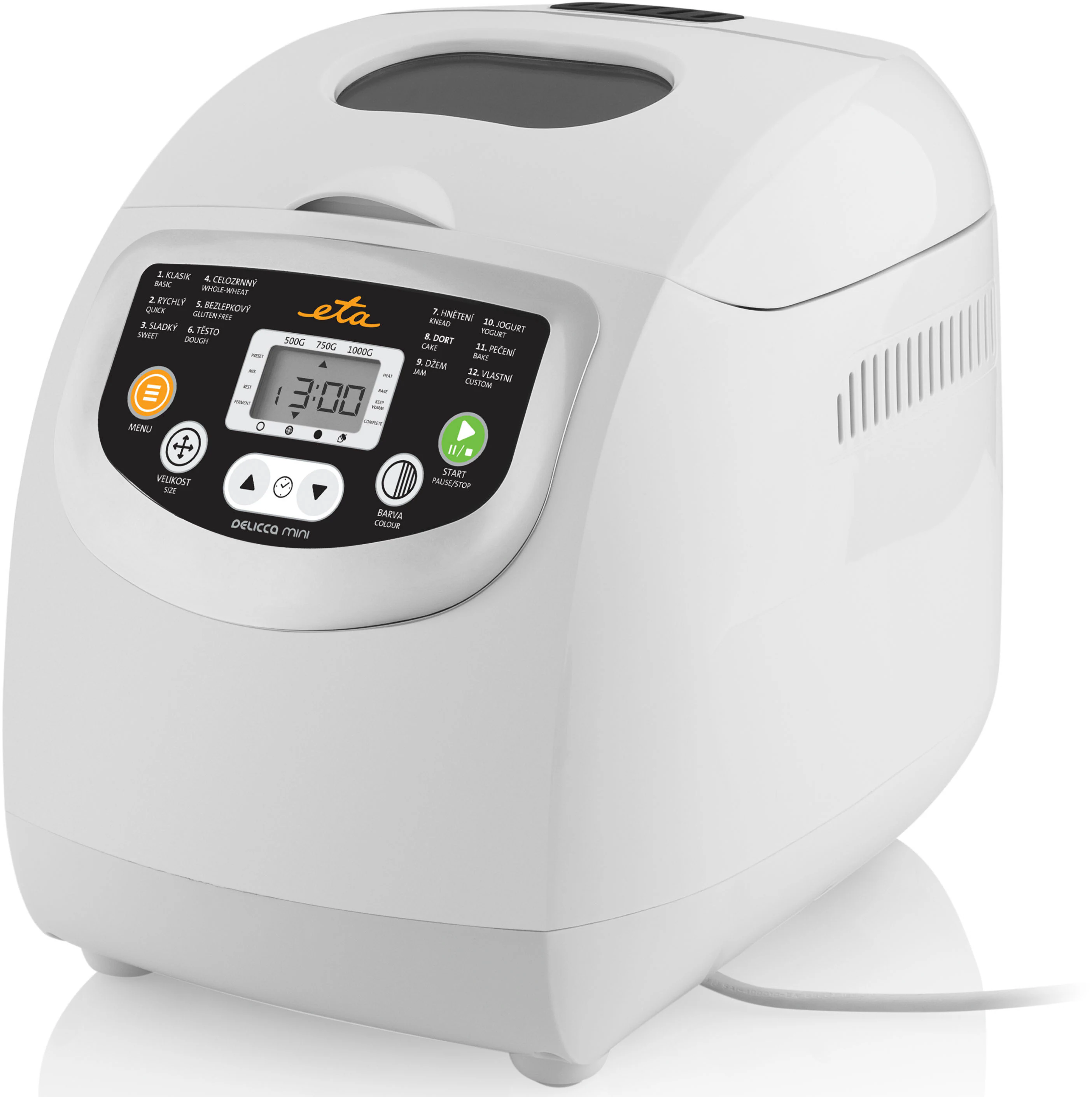 eta Brotbackautomat »DELICCA Mini ETA814990000«, 12 Programme, 600 W, 3 Brä günstig online kaufen