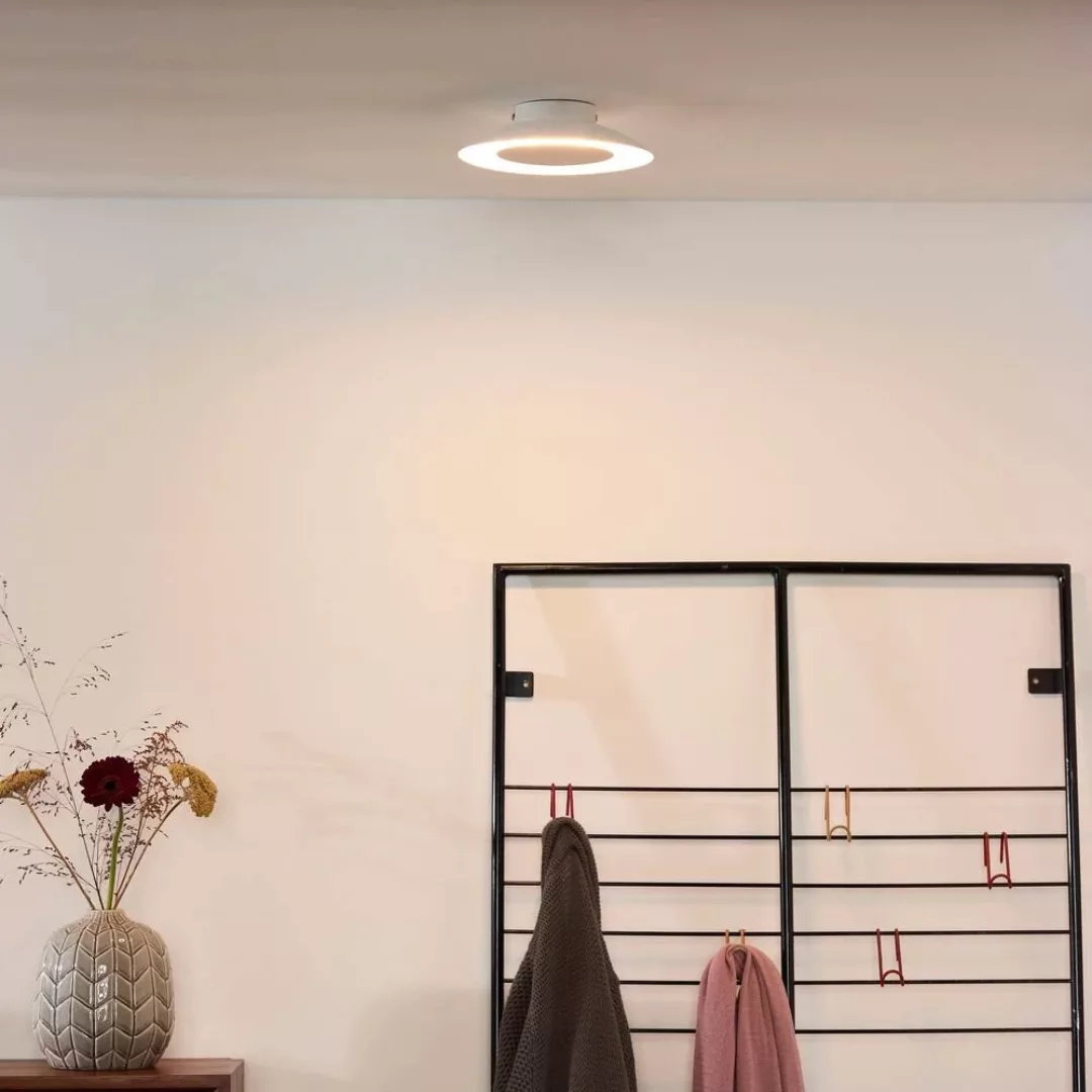 LED-Deckenleuchte Foskal in Weiß, Ø 21,5 cm günstig online kaufen