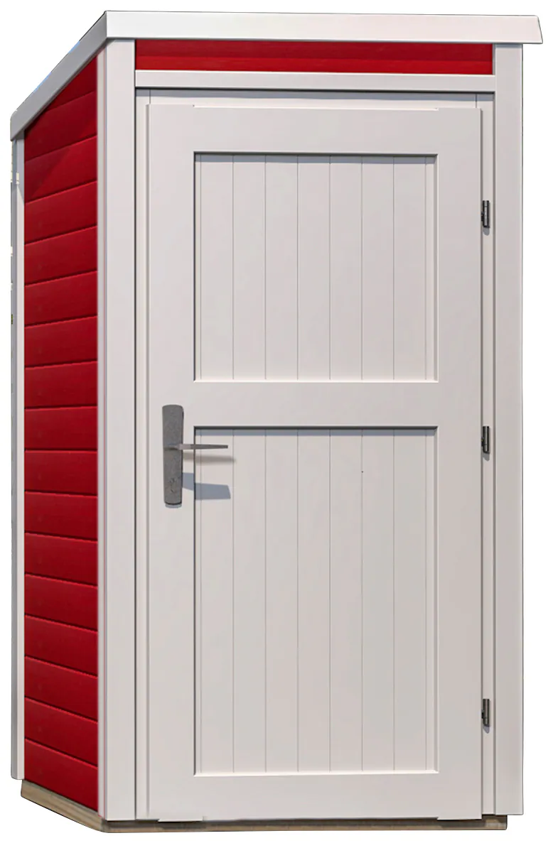 weka Garten-Geräteschrank, BxTxH: 97x100x200,5 cm, rot-naturfarben günstig online kaufen