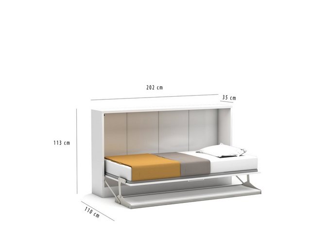 Multimo Schrankbett TABLE BED Wandbett / Schrankbett mit Schreibtisch, 90x1 günstig online kaufen