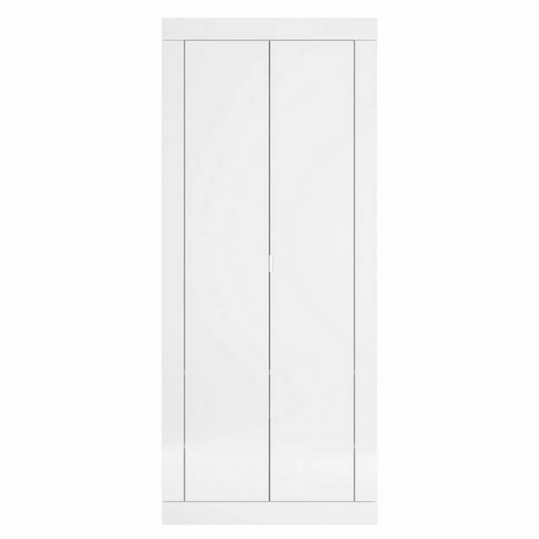 expendio Garderobenschrank Badin 50 Weiß 78x185x35 cm günstig online kaufen