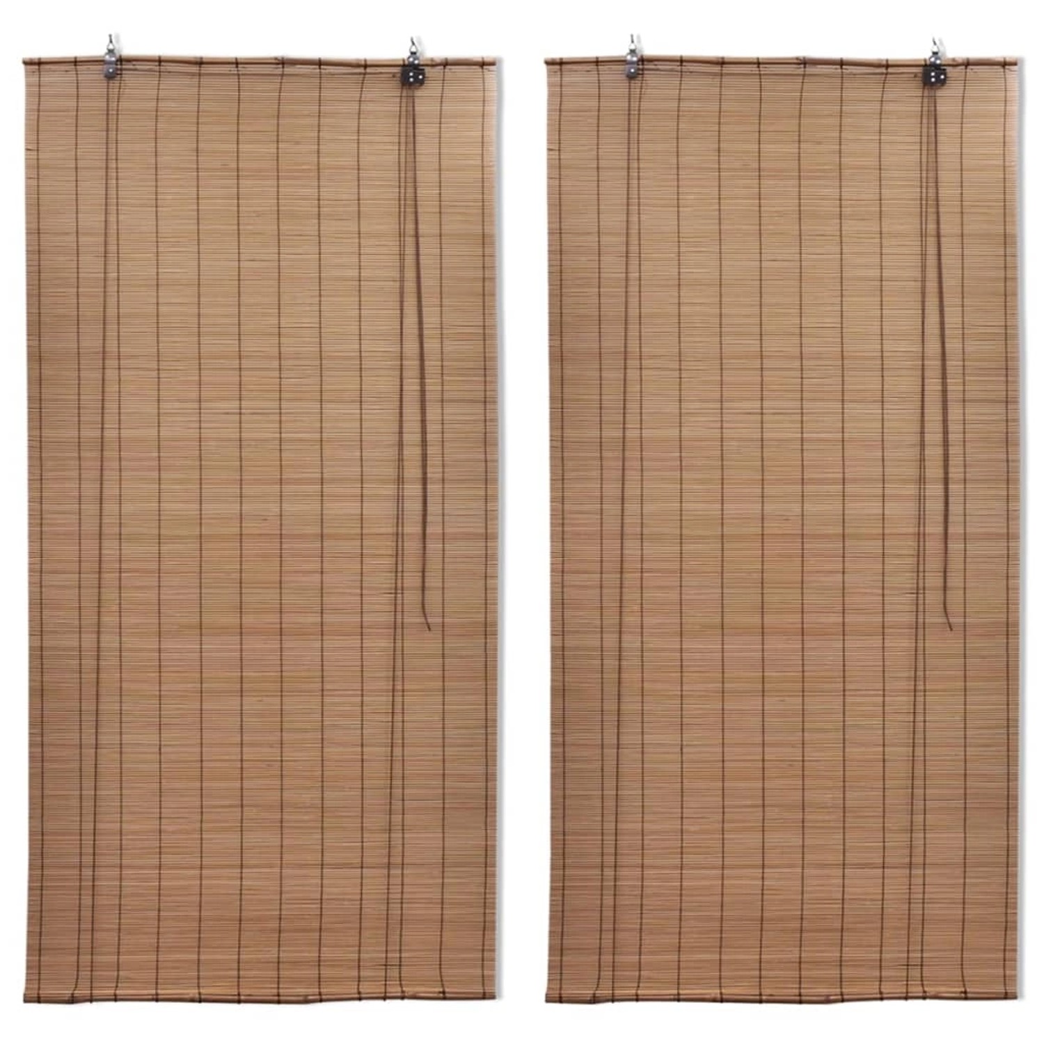 Bambusrollos 2 Stk. 150x220 Cm Braun günstig online kaufen