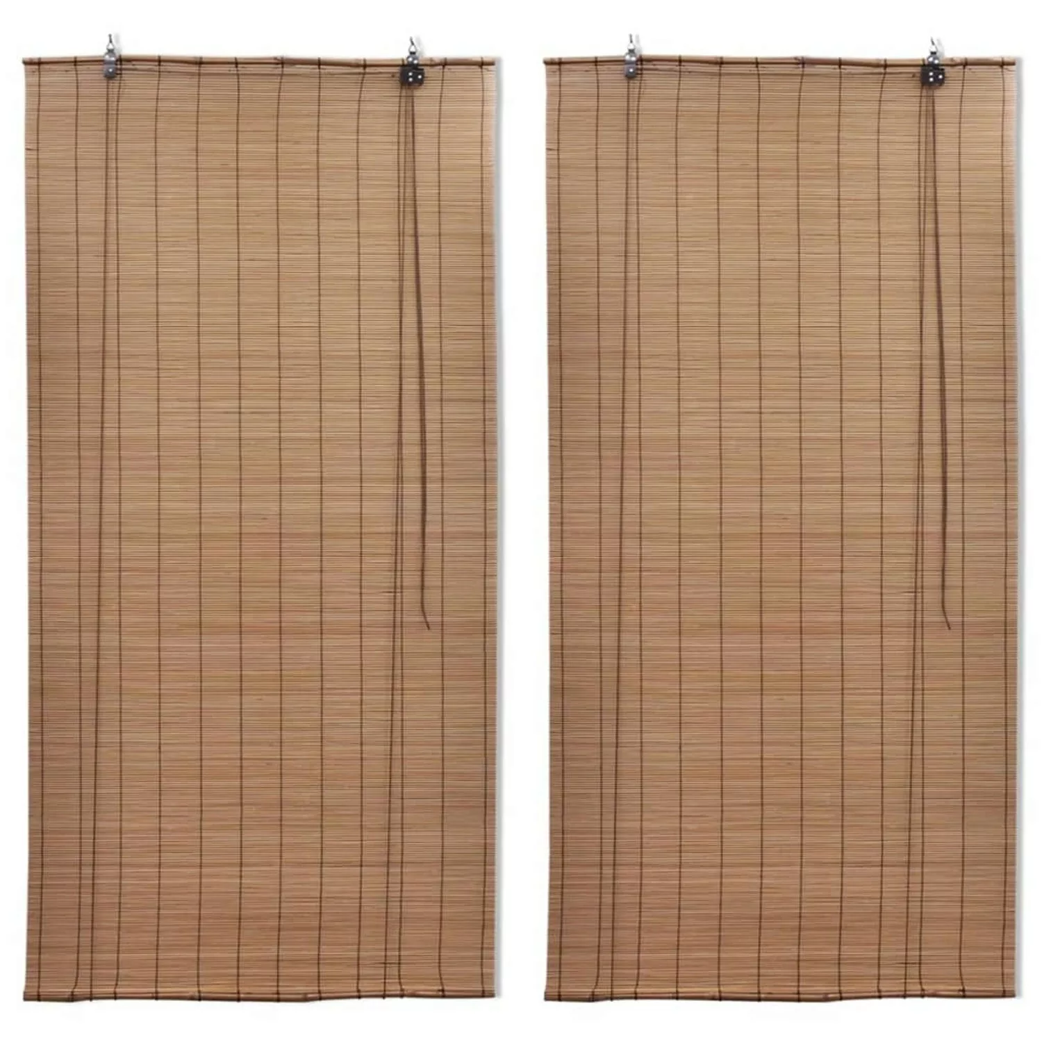 Bambusrollos 2 Stk. 150x220 Cm Braun günstig online kaufen