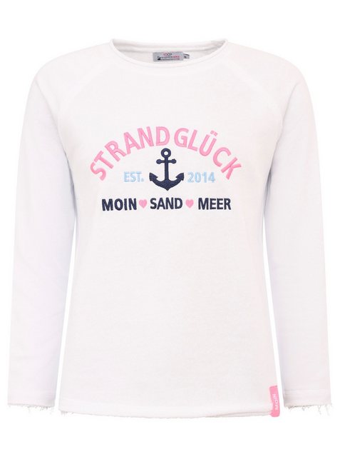 Zwillingsherz Sweatshirt "Strandglück" mit Used-Look Kanten günstig online kaufen