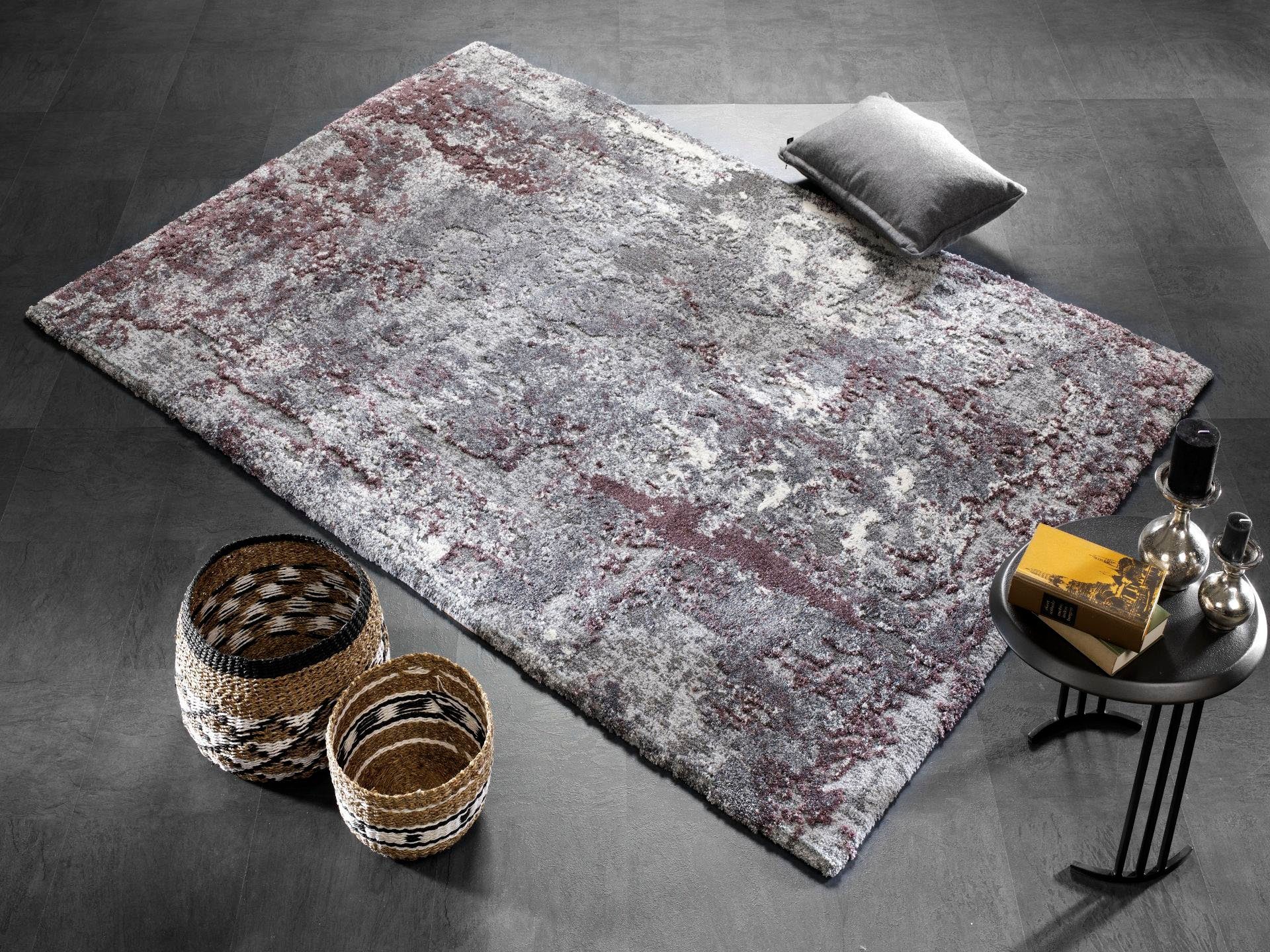 OCI DIE TEPPICHMARKE Teppich »Juwel Liray«, rechteckig, 20 mm Höhe, Kurzflo günstig online kaufen