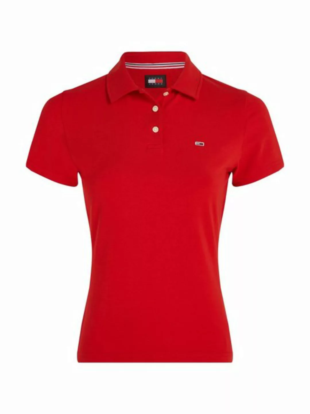 Tommy Jeans Poloshirt mit kurzer Knopfleiste günstig online kaufen