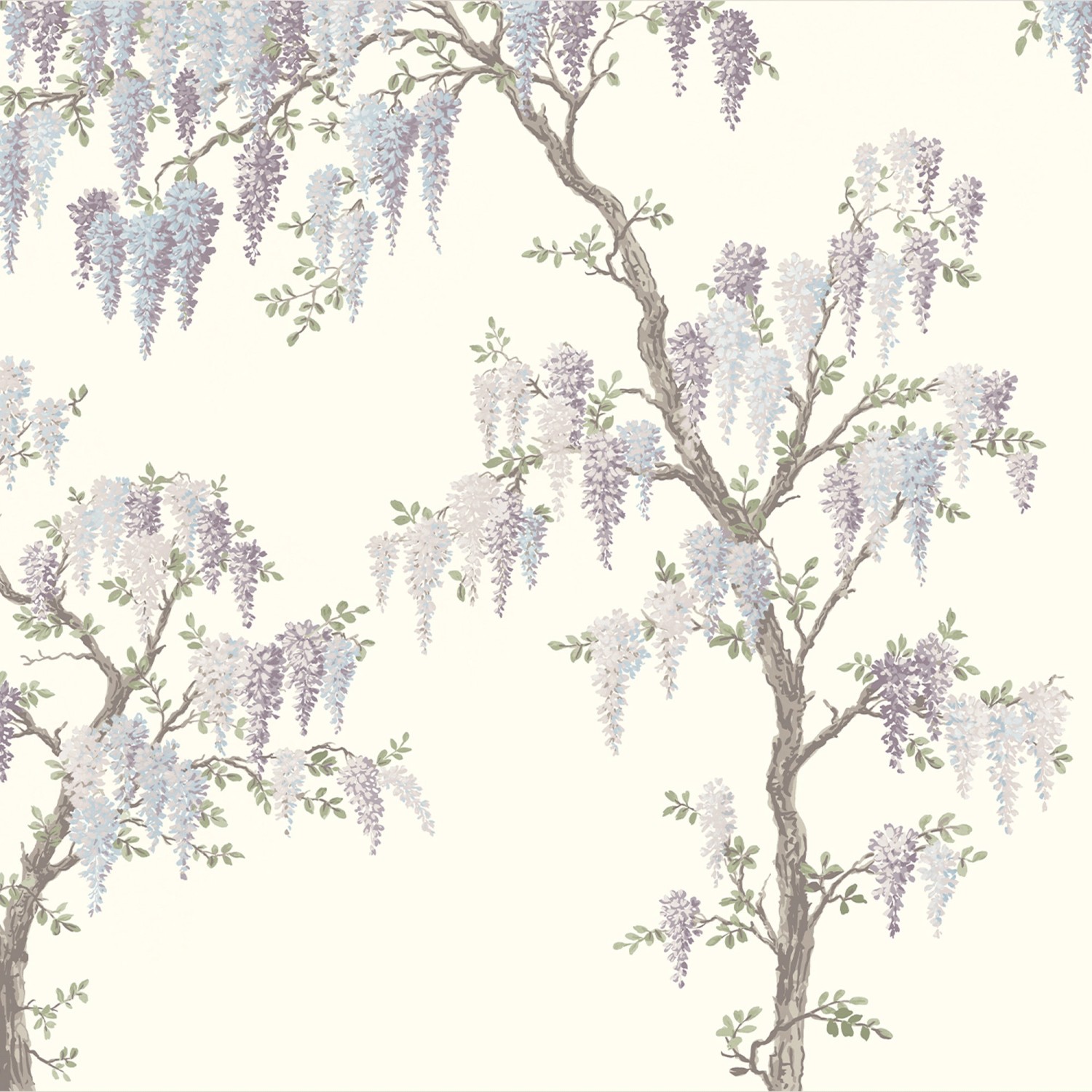 Laura Ashley Vliesfototapete Wisteria Garden 280 x 300 cm günstig online kaufen