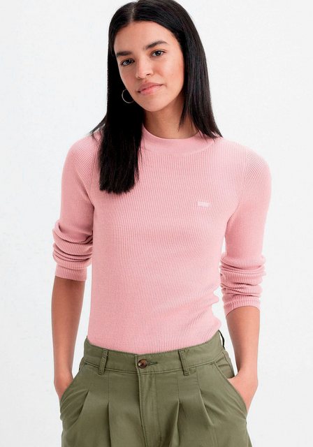 Levi's® Strickpullover CREW RIB SWEATER mit Batwing Logo günstig online kaufen