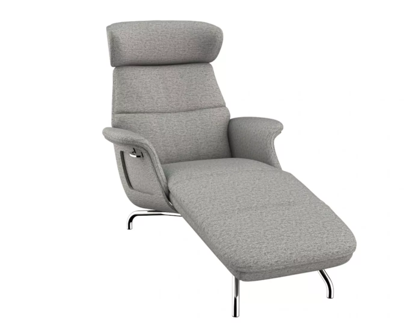 FLEXLUX Loungesessel "Clement Chaislongue, Relaxstuhl, Liegesessel,", Rücke günstig online kaufen