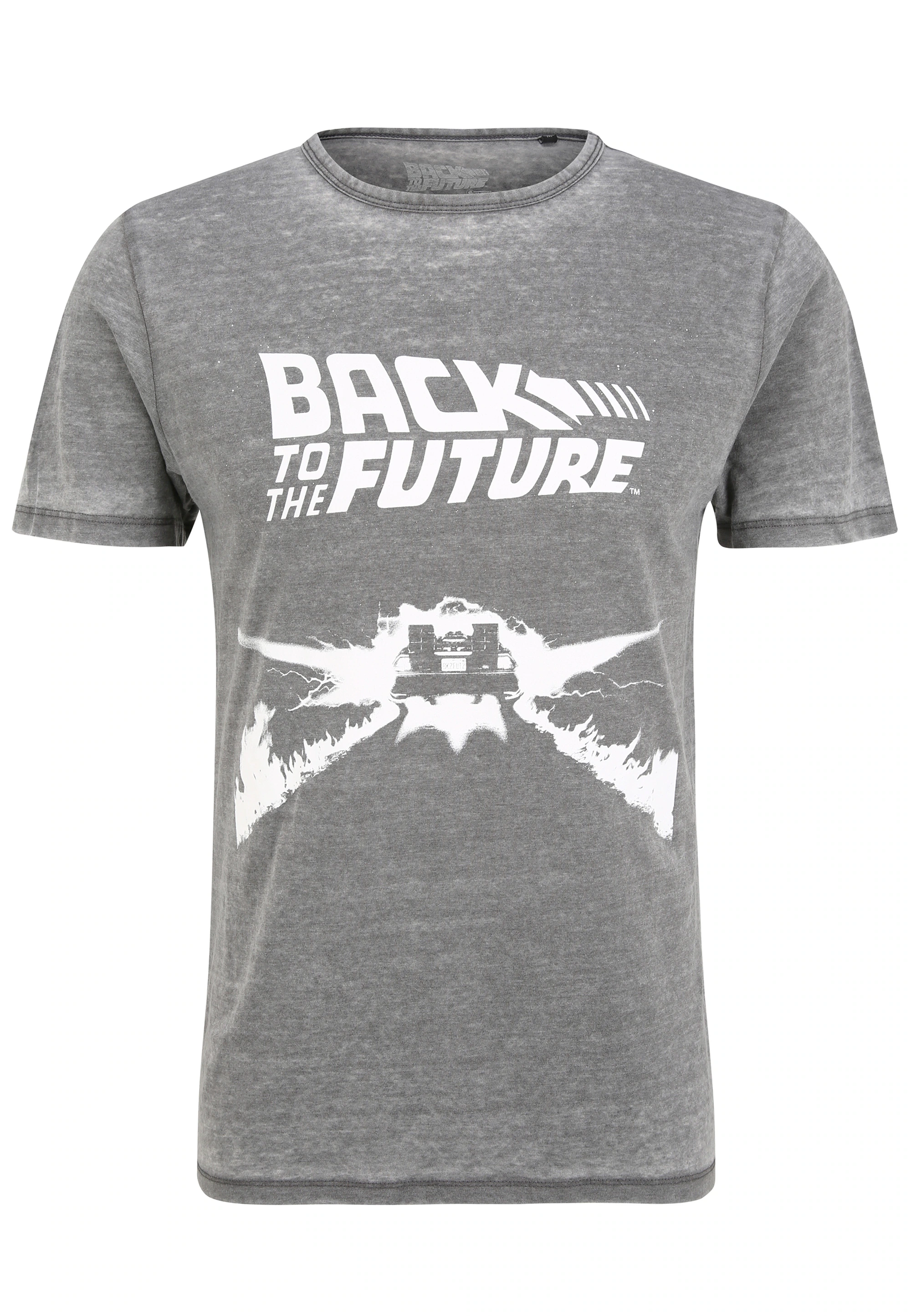 Recovered T-Shirt "Back to the Future Delorean", im zeitlosen Design günstig online kaufen