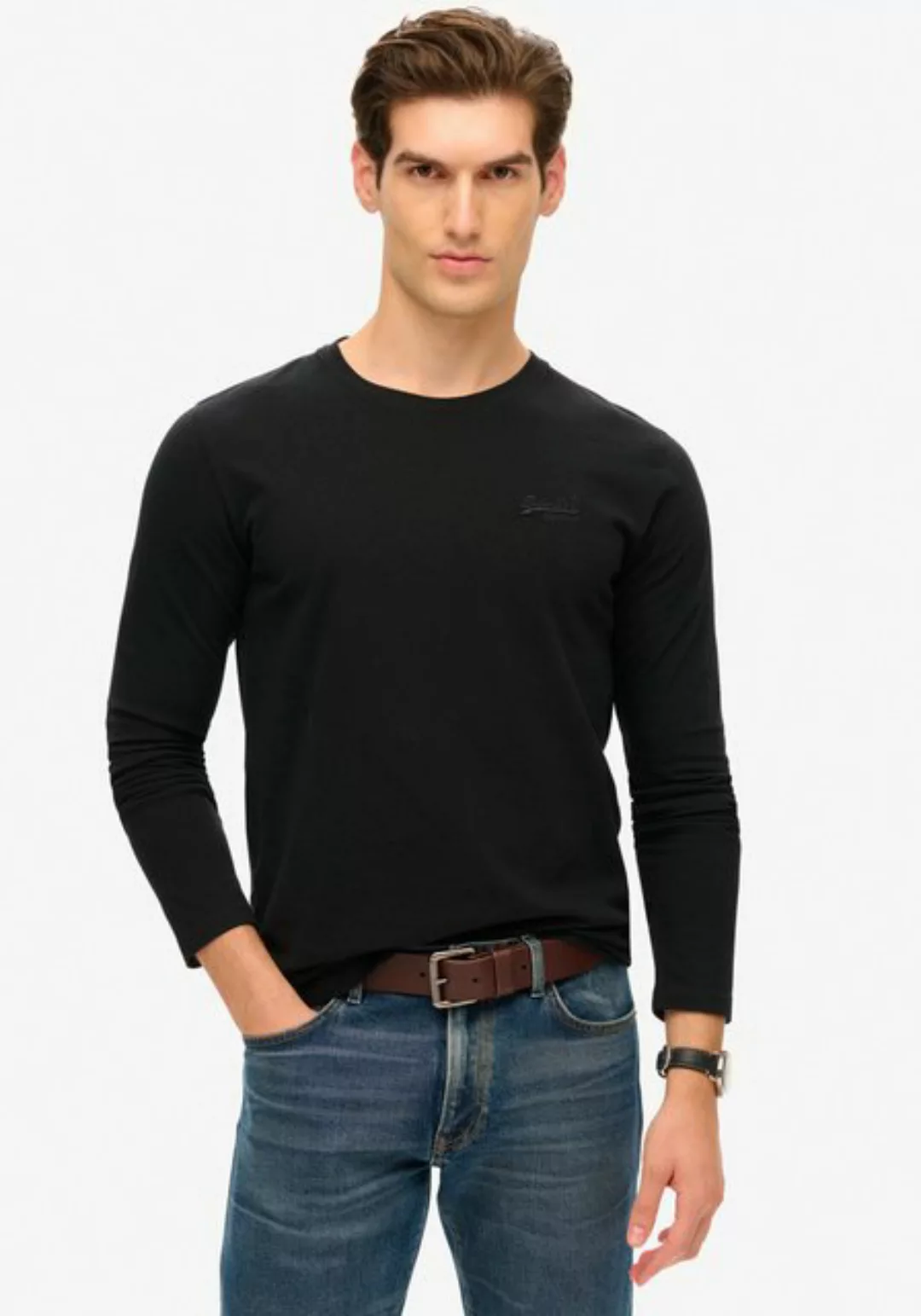 Superdry Langarmshirt "ESSENTIAL LOGO LONG SLEEVE TOP" günstig online kaufen