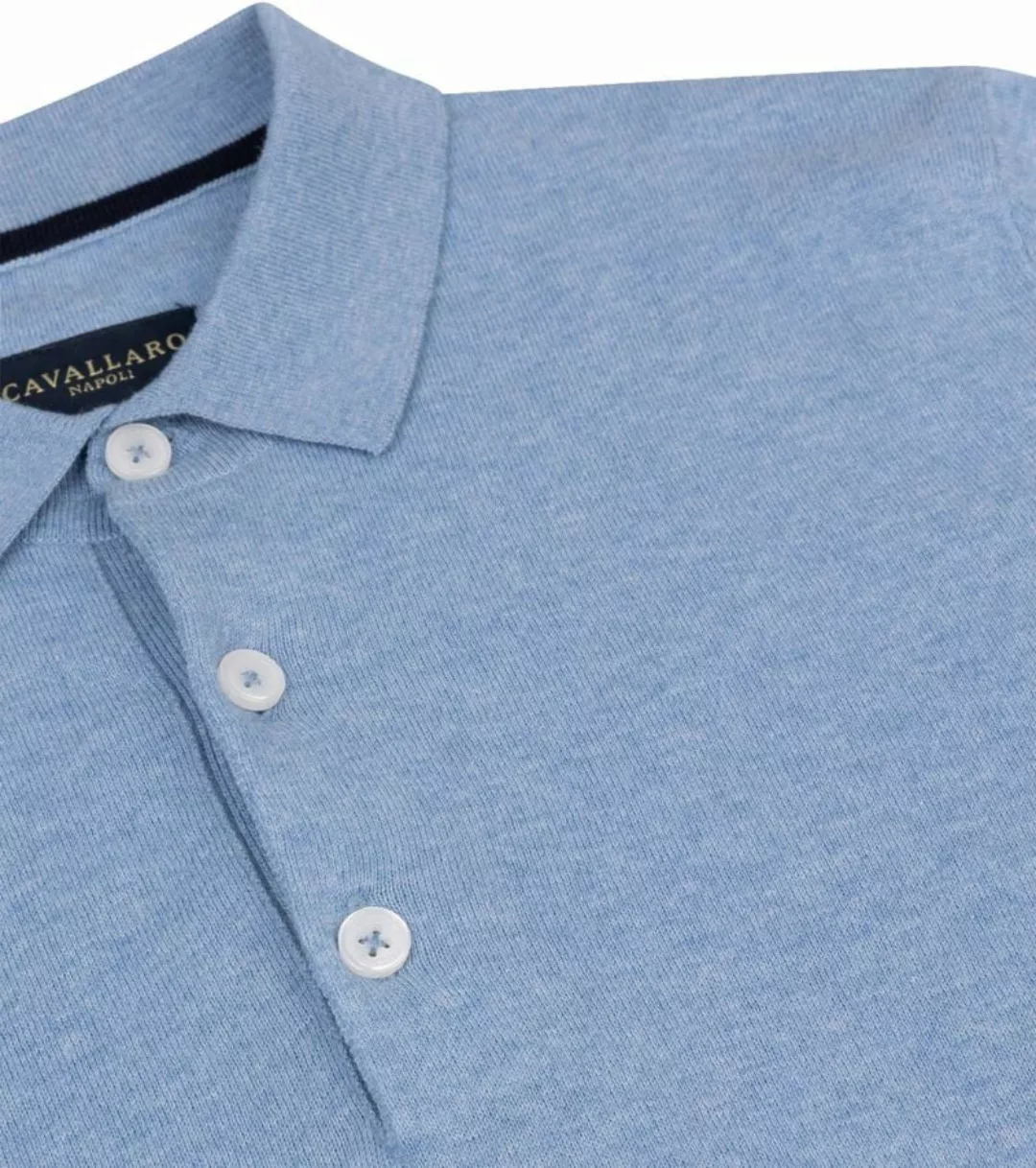 Cavallaro Sorrentino Poloshirt Hellblau - Größe S günstig online kaufen