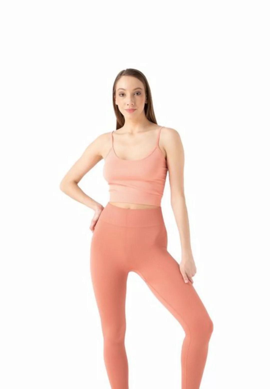 Burnell & Son Spaghettitop Damen Sporttop Seamless Fitness Oberteil (1-tlg) günstig online kaufen