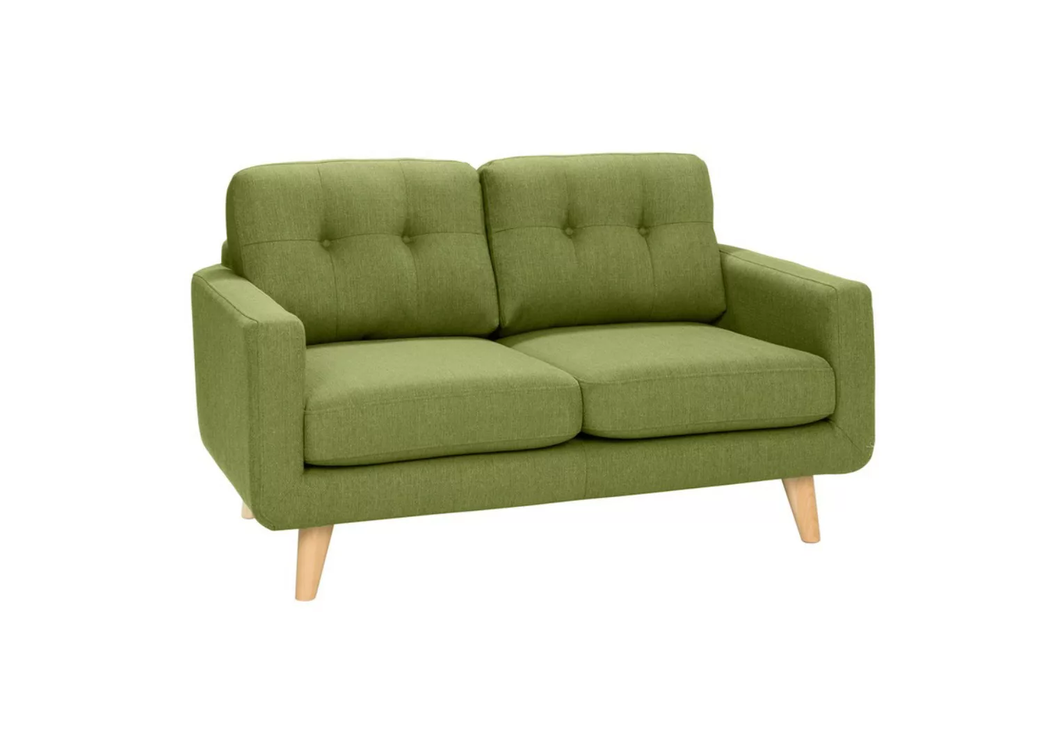 KAWOLA Sofa ALEXO Stoff grün günstig online kaufen