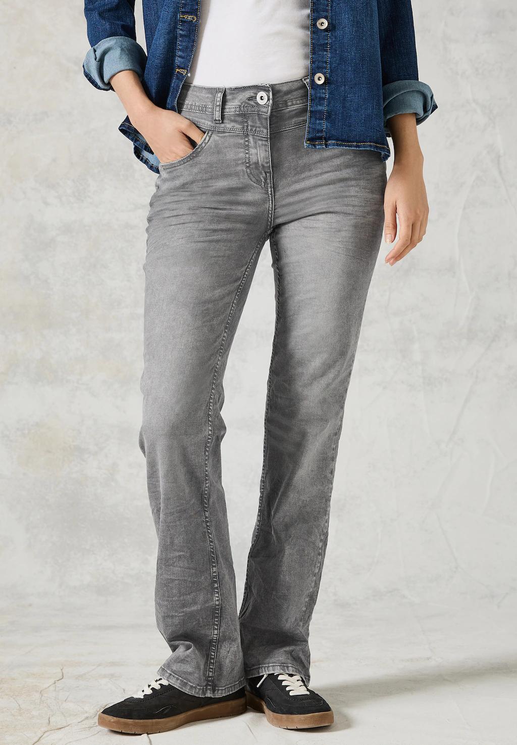 Cecil Slim-fit-Jeans Toronto im Bootcut Fit günstig online kaufen