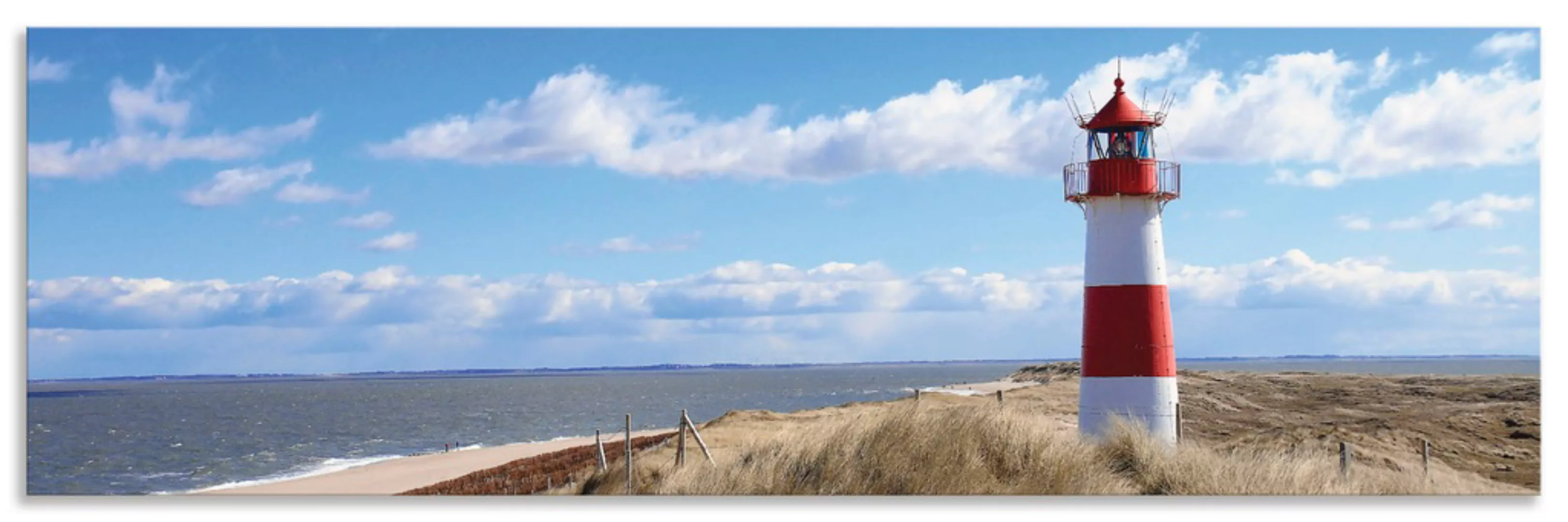 Artland Küchenrückwand "Leuchtturm Sylt", (1 tlg.), Alu Spritzschutz mit Kl günstig online kaufen