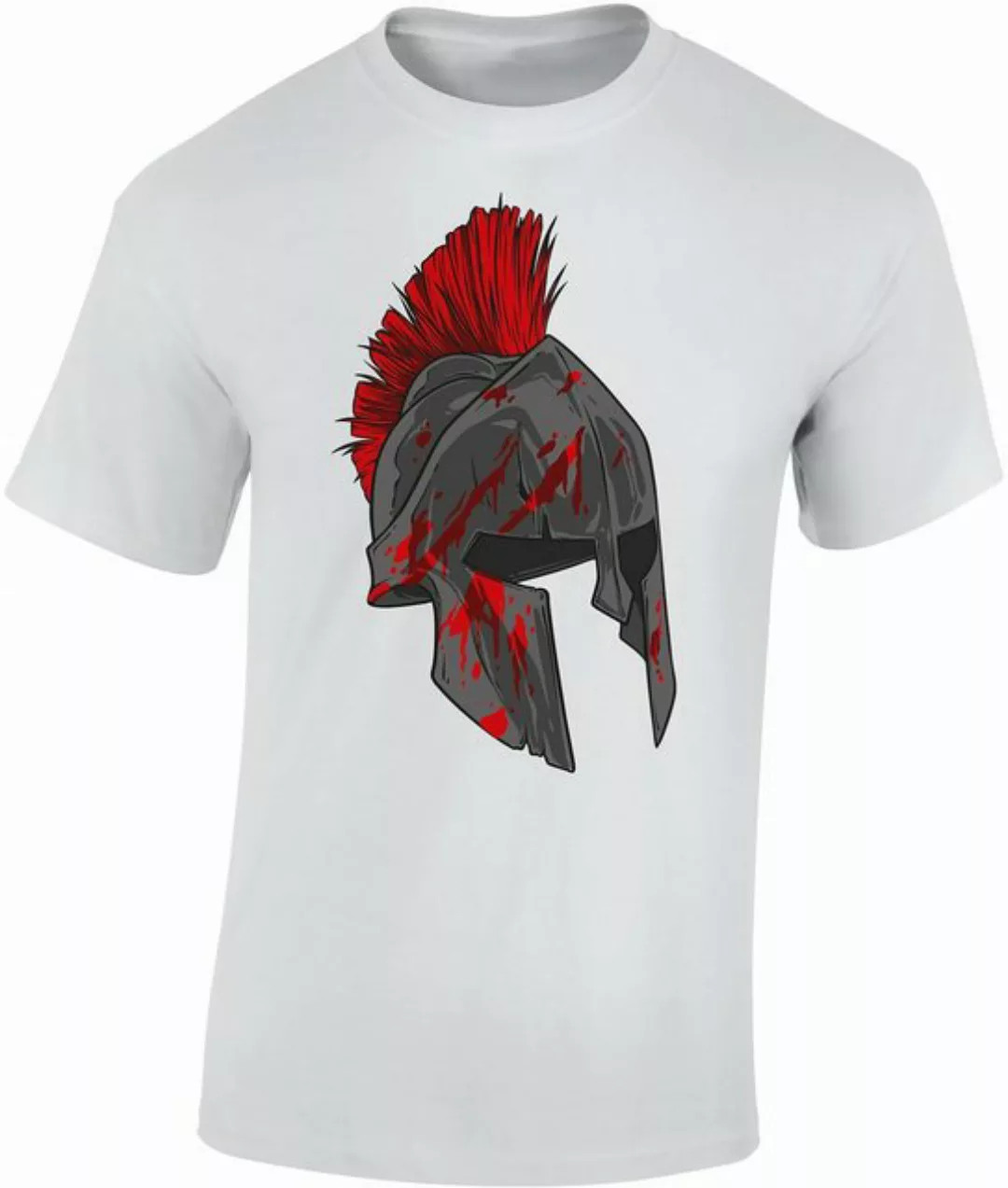 Baddery Print-Shirt Sparta T-Shirt : Spartan Warrior - Gym Sport Fitness, h günstig online kaufen