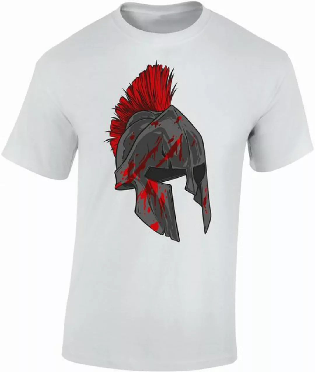 Baddery Print-Shirt Sparta T-Shirt: "Spartan Warrior", hochwertiger Siebdru günstig online kaufen