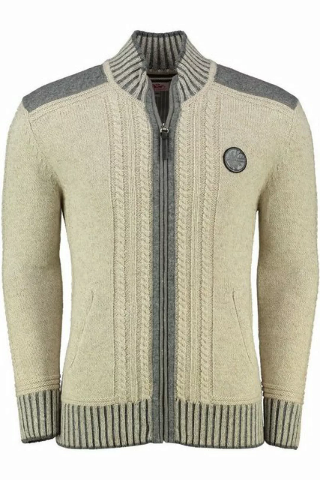 Spieth & Wensky Trachtenstrickjacke Strickjacke Herren - ERATO - jeansblau günstig online kaufen