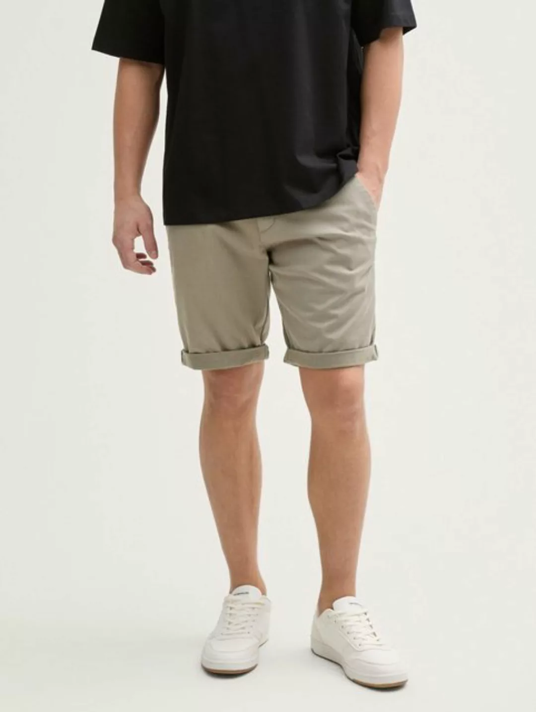 TOM TAILOR Denim Shorts Regular Fit Chino Shorts mit Gürtel günstig online kaufen