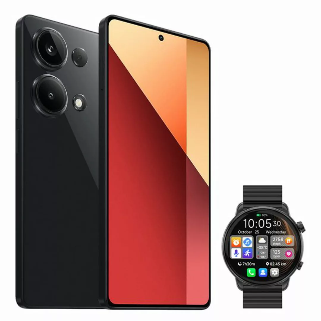 Xiaomi Redmi Note 13 Pro 4G 12+512GB Smartphone & Smartwatch Handy (6.67 Zo günstig online kaufen