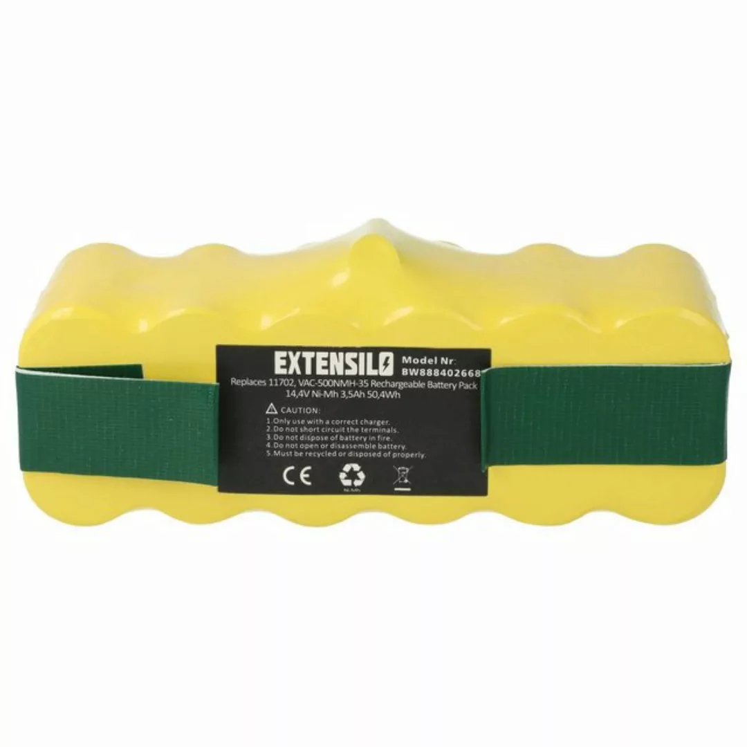 Extensilo kompatibel mit Robotic U290 Staubsauger-Akku NiMH 3500 mAh (14,4 günstig online kaufen