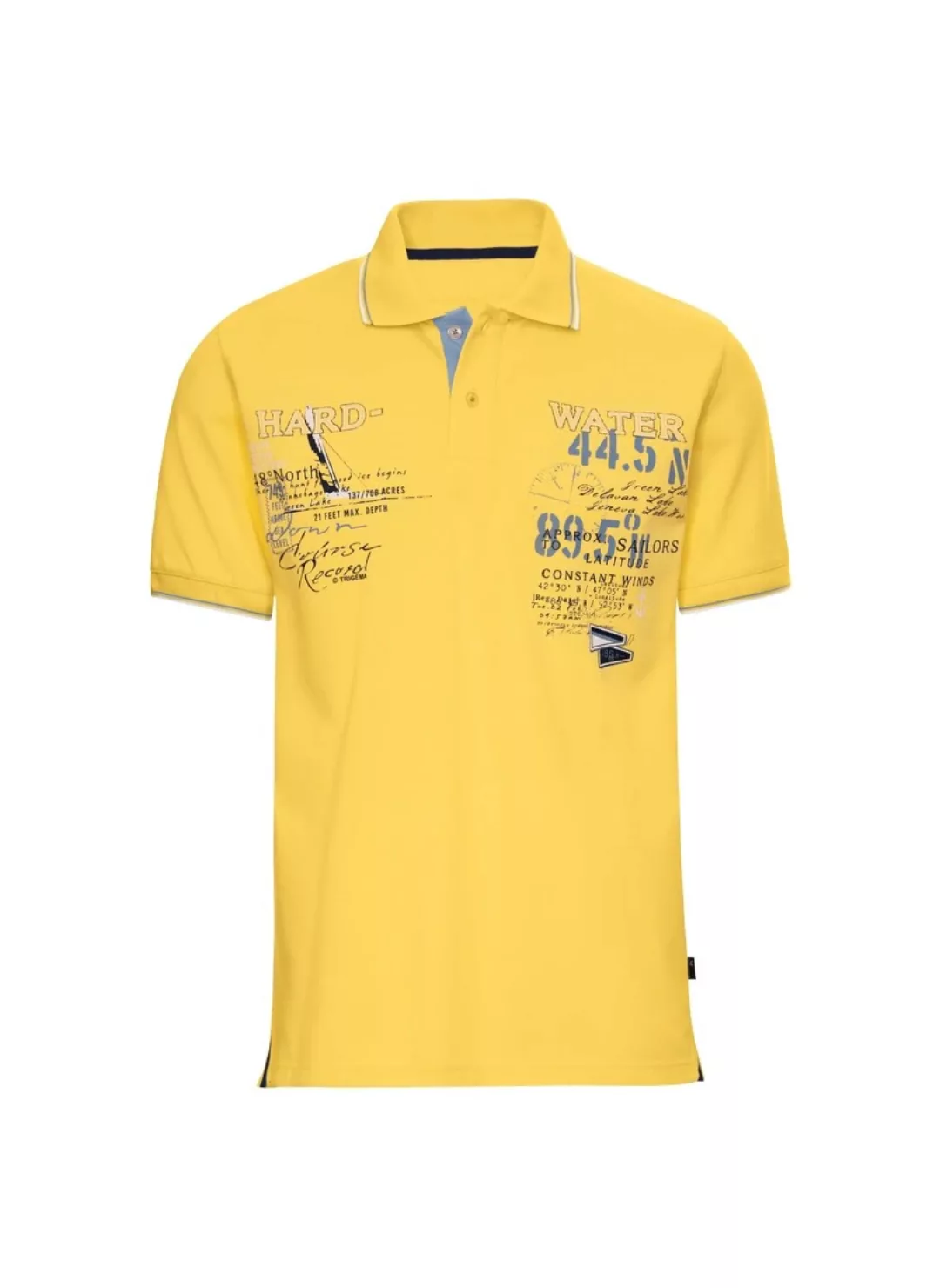 Trigema Poloshirt "TRIGEMA Poloshirt mit maritimem Printmotiv" günstig online kaufen