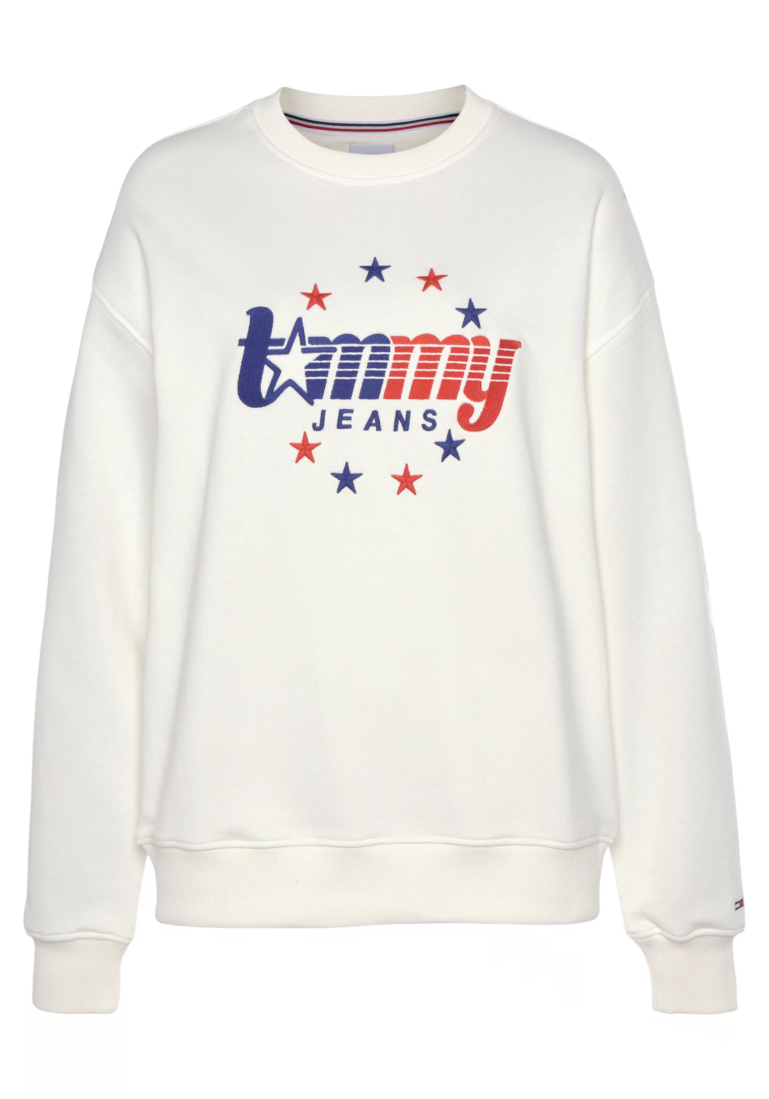 Tommy Jeans Sweatshirt "TJW RELAXED TOMMY STARS CREW", mit aufgesticktem Lo günstig online kaufen