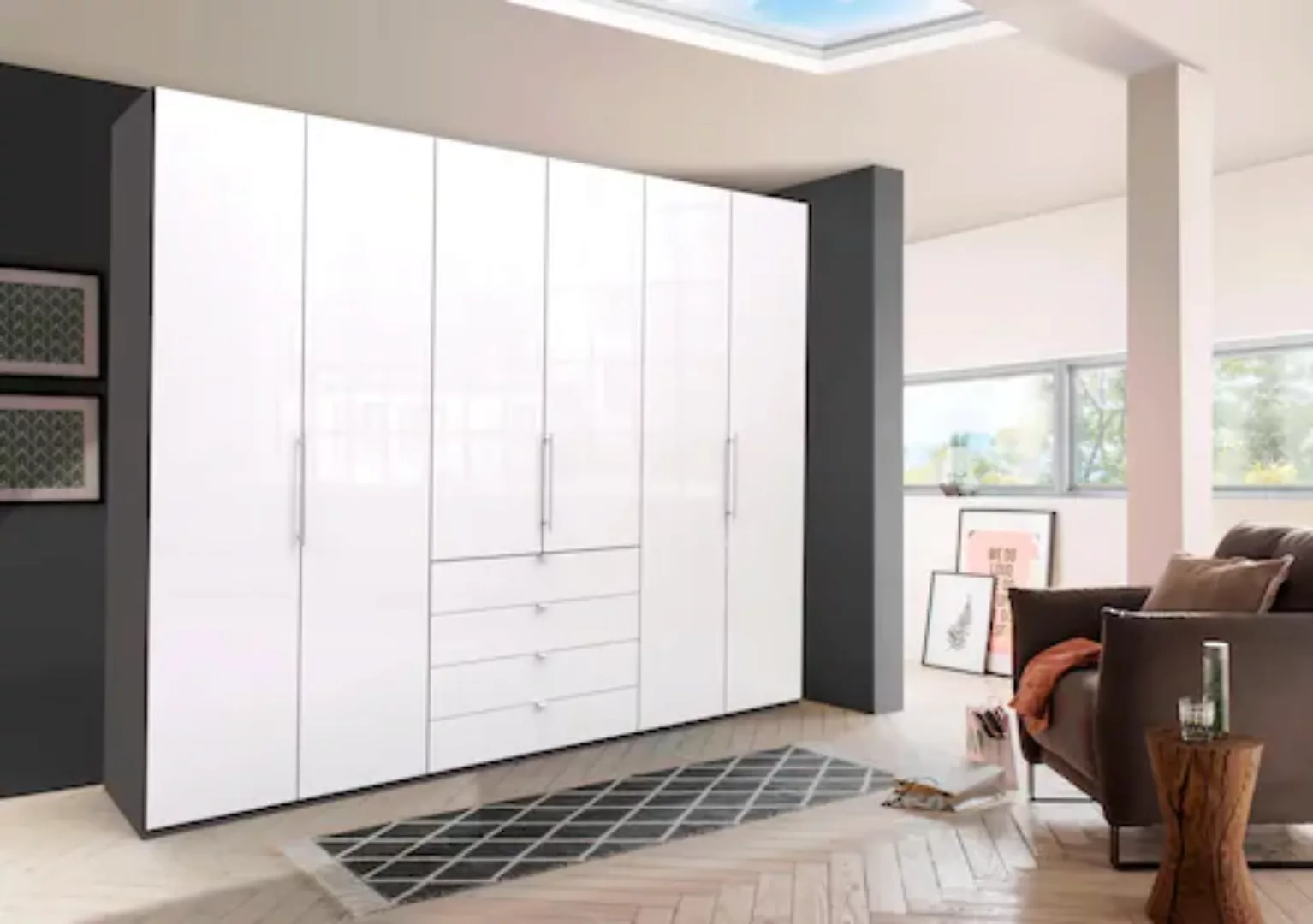 WIEMANN Falttürenschrank "Loft", Glasfront günstig online kaufen
