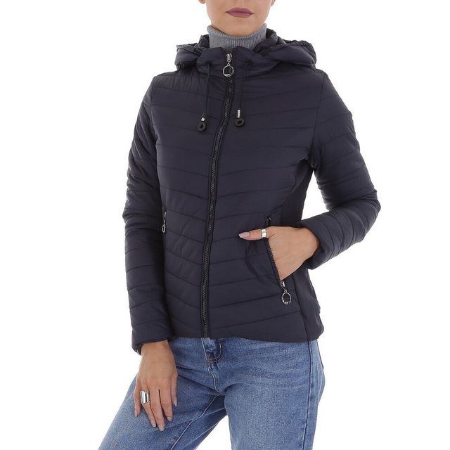 Ital-Design Steppjacke Damen Freizeit (87256516) Kapuze Gefüttert Übergangs günstig online kaufen