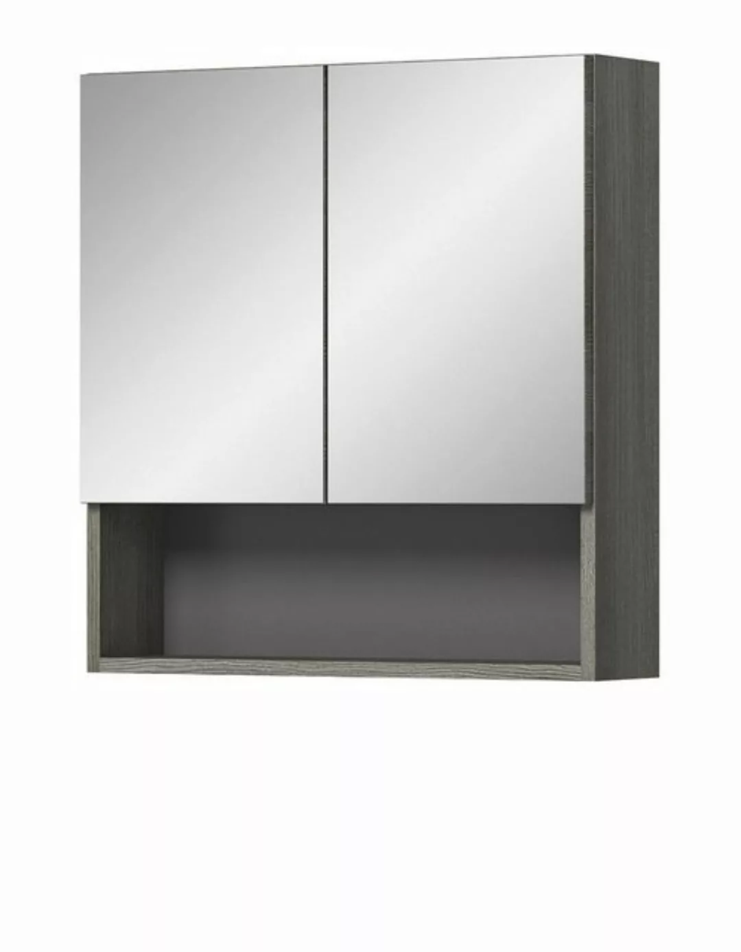 Inn.Furn Badezimmerspiegelschrank Grigio (Badschrank in Rauchsilber grau, 2 günstig online kaufen