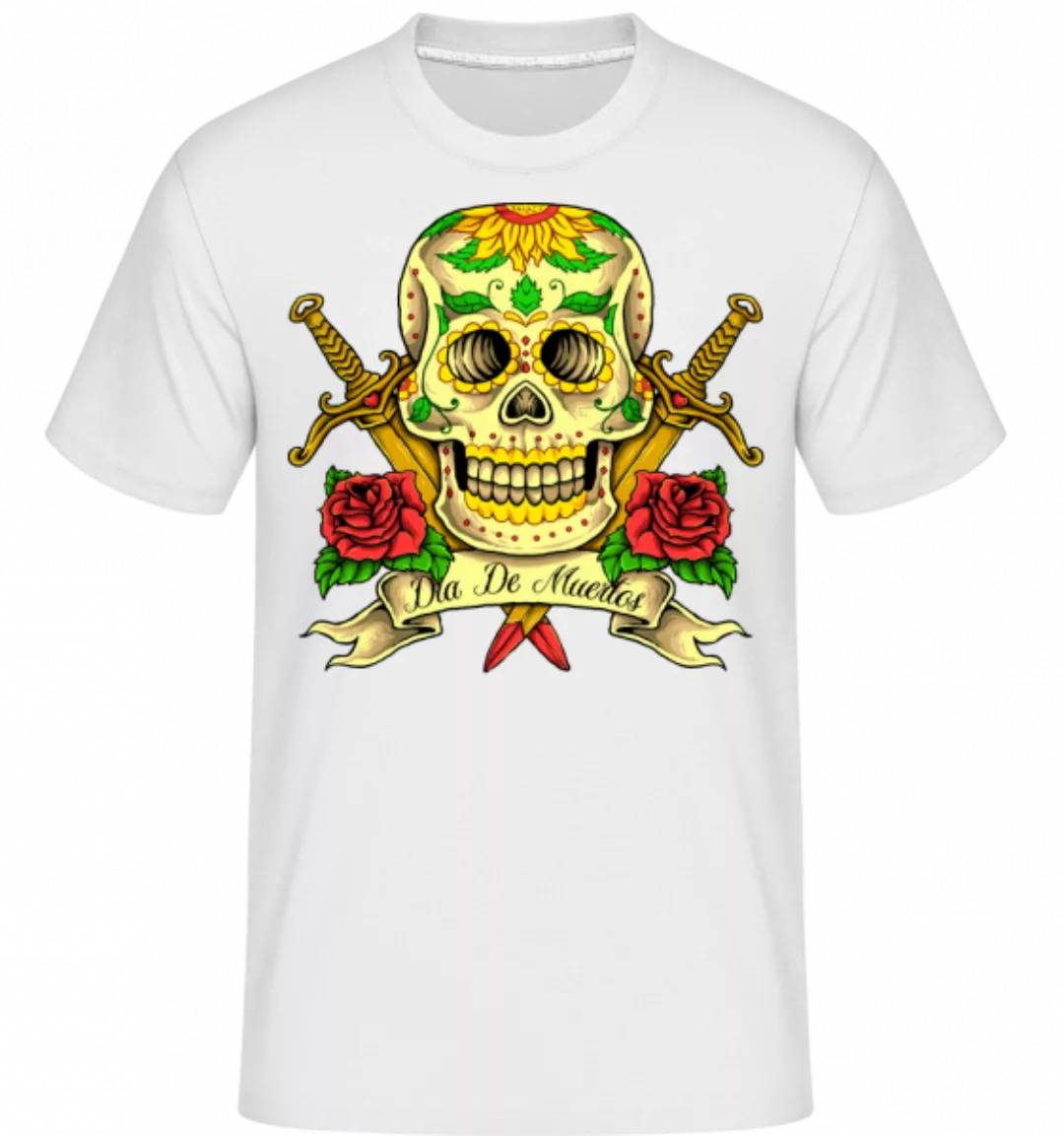 Day Of The Dead Skull · Shirtinator Männer T-Shirt günstig online kaufen