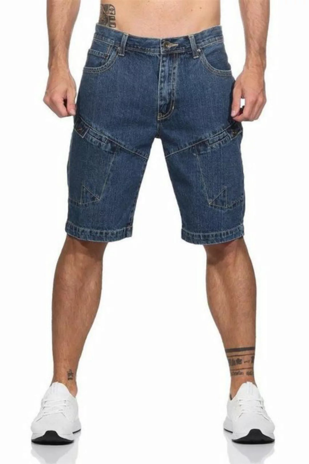 EloModa 3/4-Jeans Herren 3/4 kurze-Hose Jeans Short Bermuda Capri, 32 34 36 günstig online kaufen