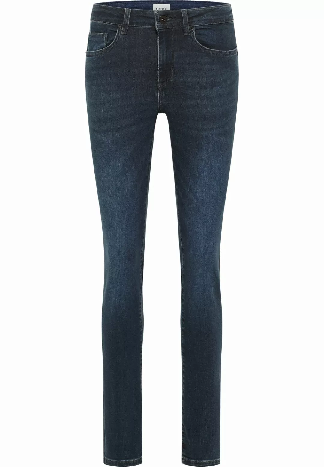 Mustang Damen Jeans SHELBY Slim Fit - Blau - Dark Blue Denim günstig online kaufen