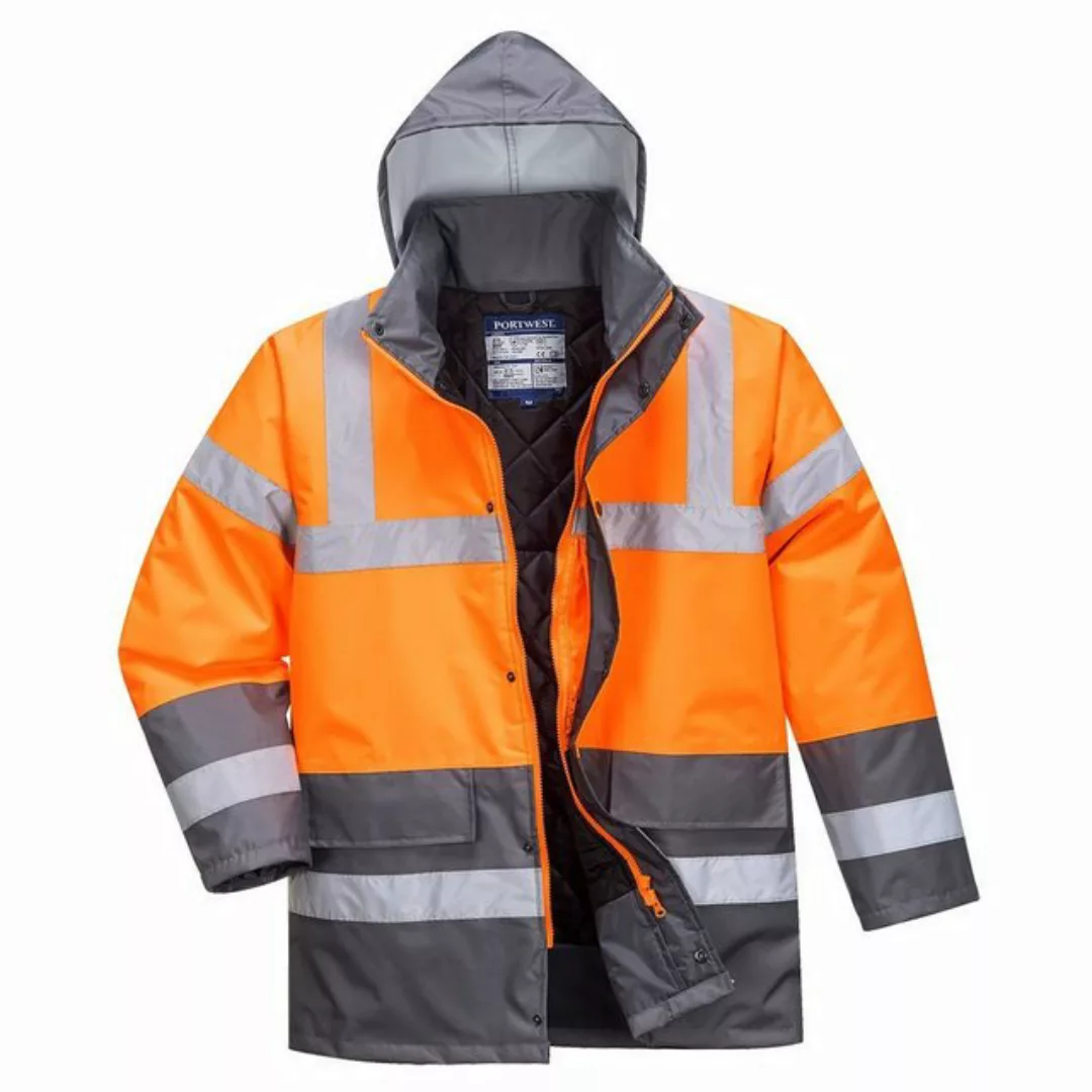 Portwest Arbeitsjacke S467 - Warnschutz Kontrast Winter Verkehrsjacke günstig online kaufen