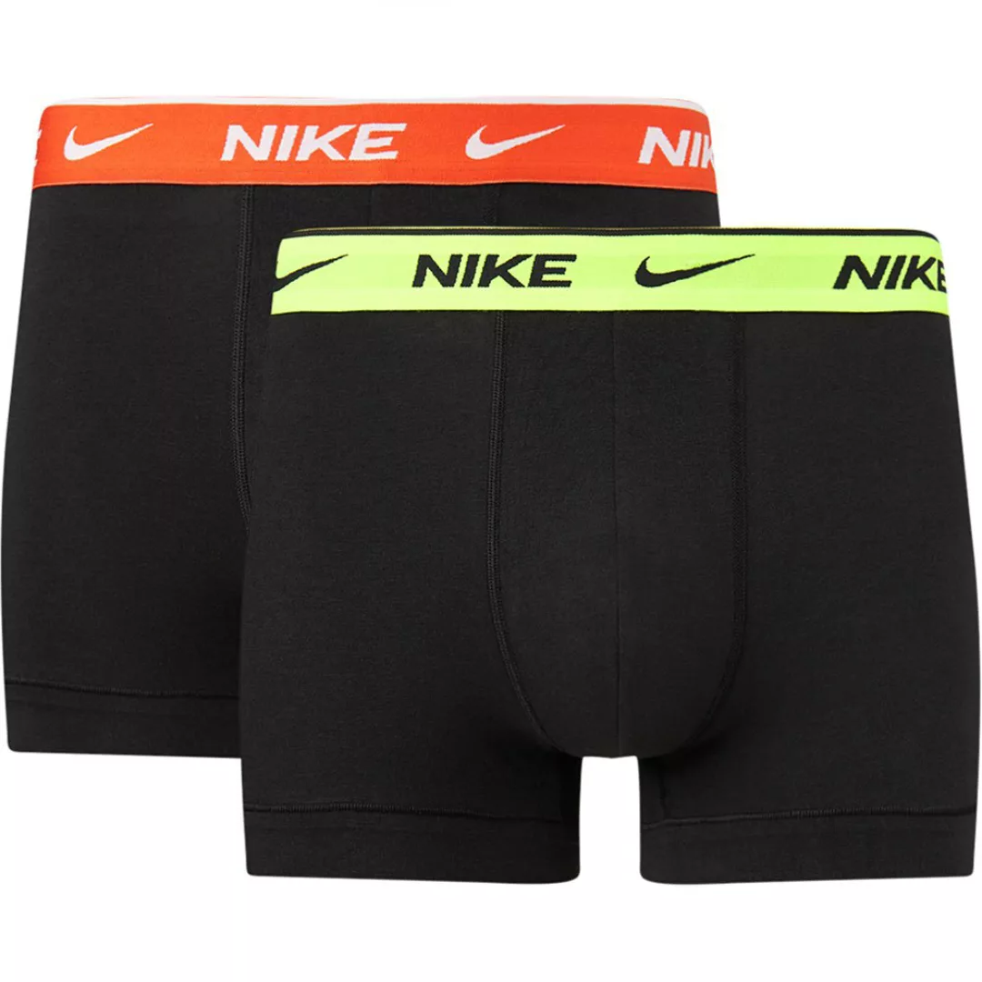 Nike Everyday Cotton Stretch Trunk Shorty 2 Pack schwarz/gelb Größe S günstig online kaufen
