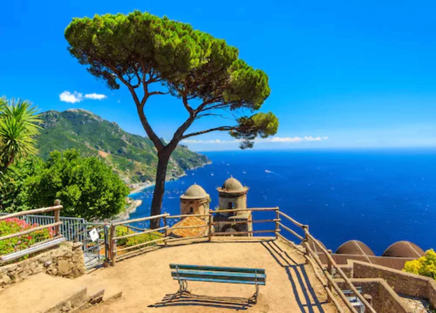 Papermoon Fototapete »Panorama Ravello Amalfi« günstig online kaufen
