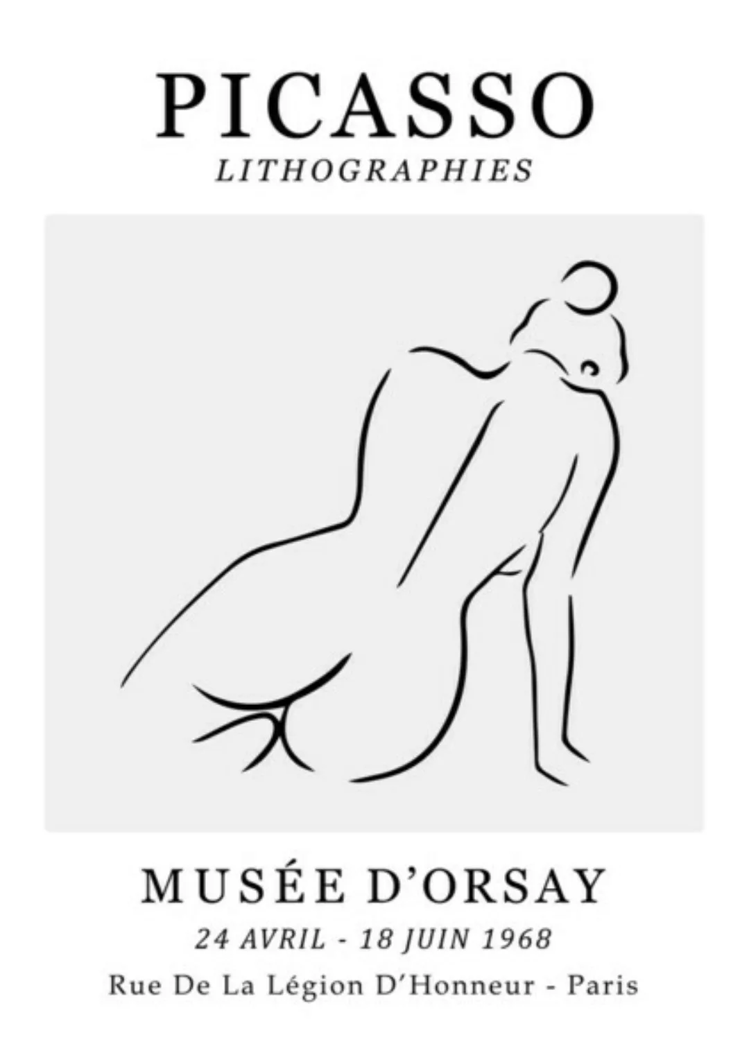 Poster / Leinwandbild - Picasso - Lithographies günstig online kaufen