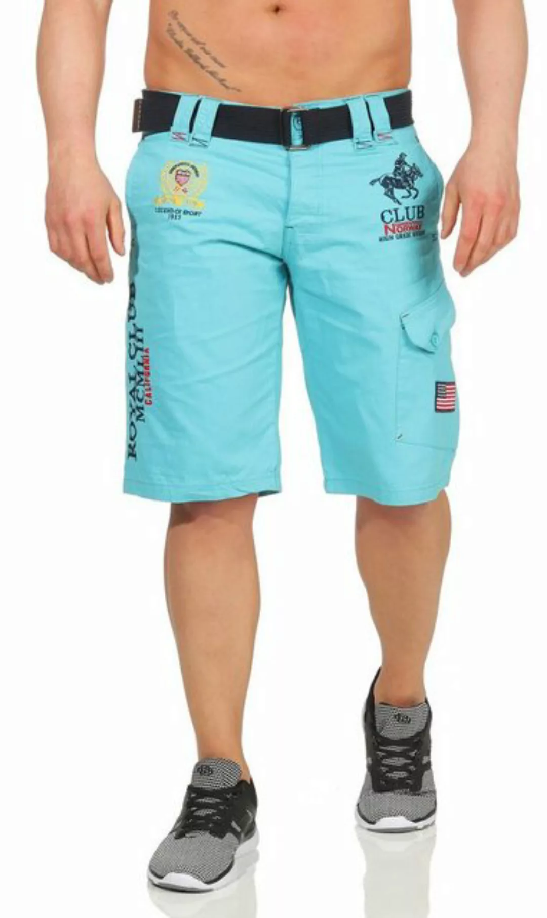 Geographical Norway Cargobermudas Herren Shorts PAPILLON abnehmbarem Gürtel günstig online kaufen