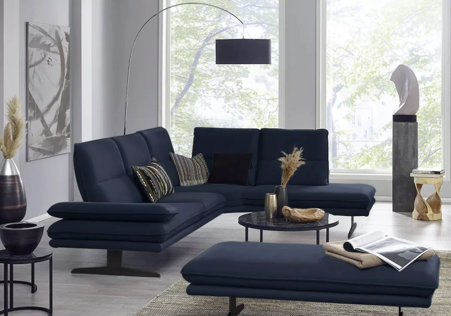 W.SCHILLIG Ecksofa »broadway, Designsofa, toller Sitzkomfort, zeitlos, eleg günstig online kaufen