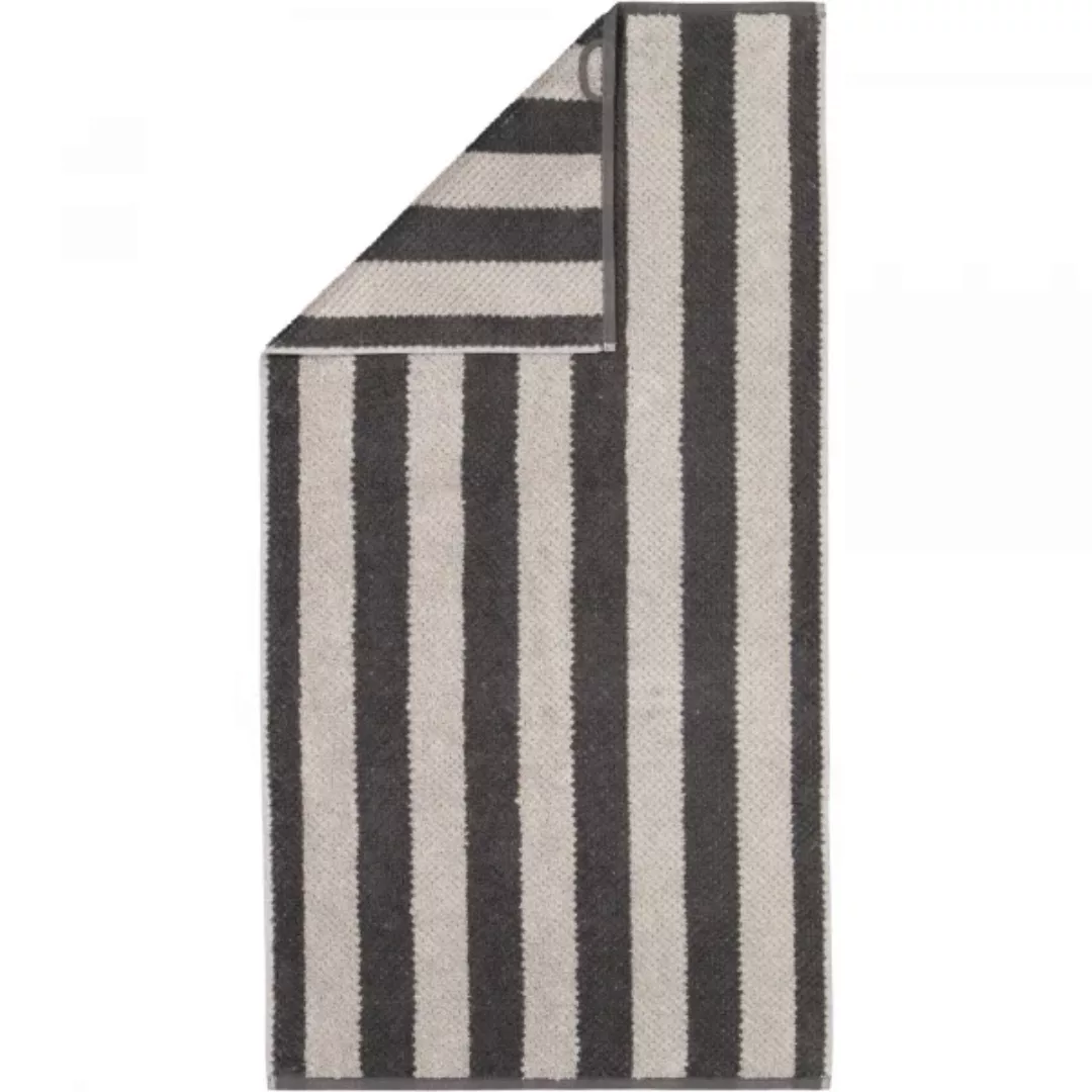 Cawö Handtücher Pure Stripes 6502 - Farbe: basalt - 77 - Handtuch 50x100 cm günstig online kaufen