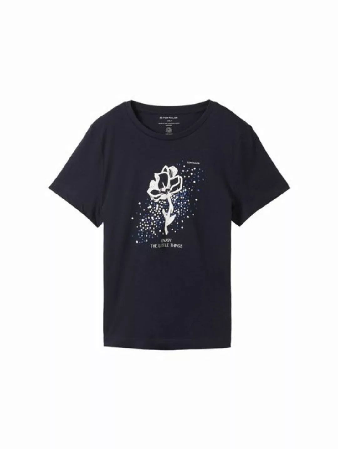 TOM TAILOR Langarmshirt T-Shirt crew neck artwork günstig online kaufen