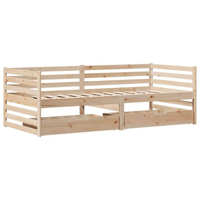 vidaXL Bett Tagesbett mit Schubladen 90x200 cm Massivholz Kiefer günstig online kaufen