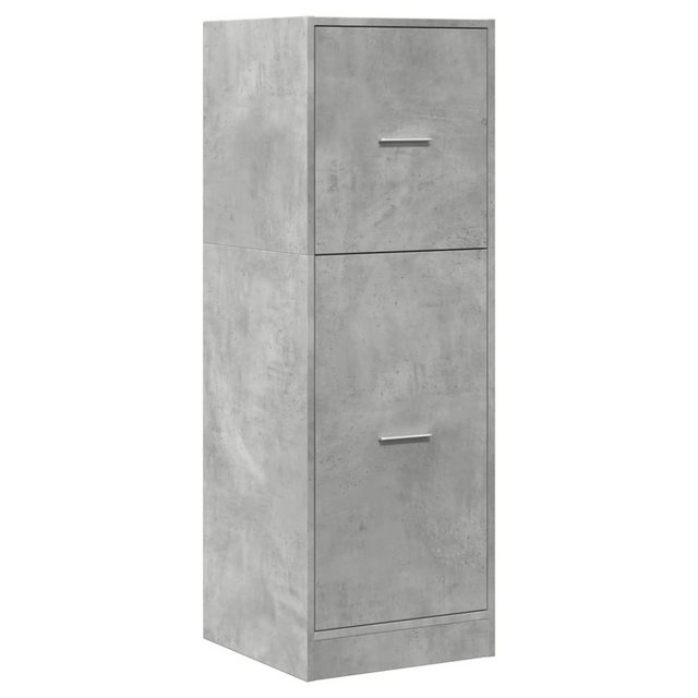 vidaXL Unterschrank Küchenschrank Apothekerschrank Betongrau 40x41x118 cm S günstig online kaufen