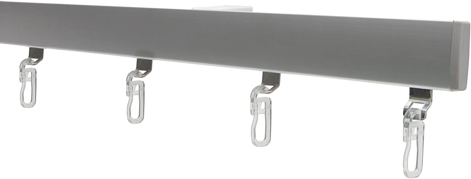 Garduna Gardinenschiene Garduna SmartGlide!, Gardinenschiene Silber, günstig online kaufen