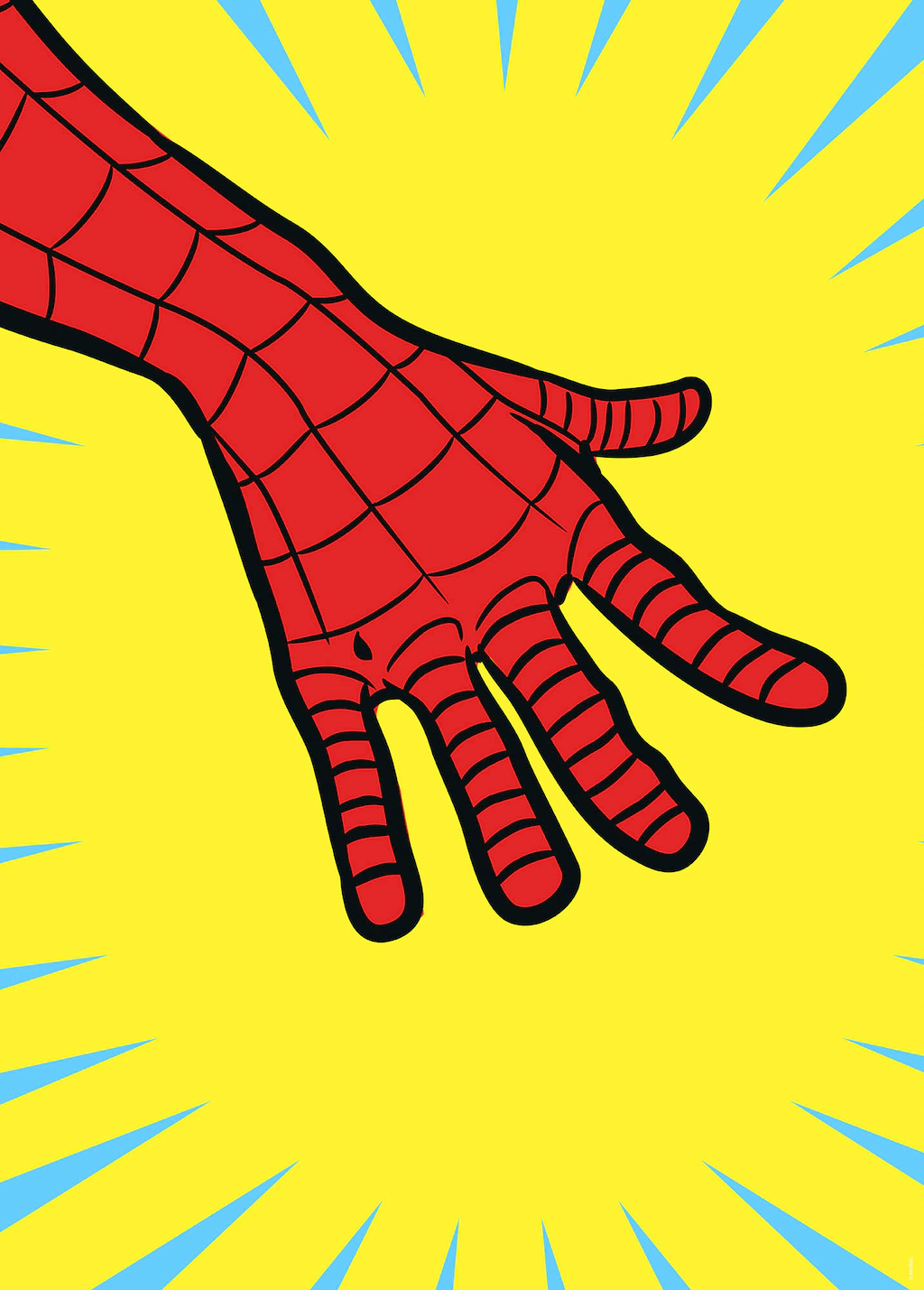 Komar Wandbild "Marvel PowerUp Spider-Man Hand", (1 St.), Deutsches Premium günstig online kaufen