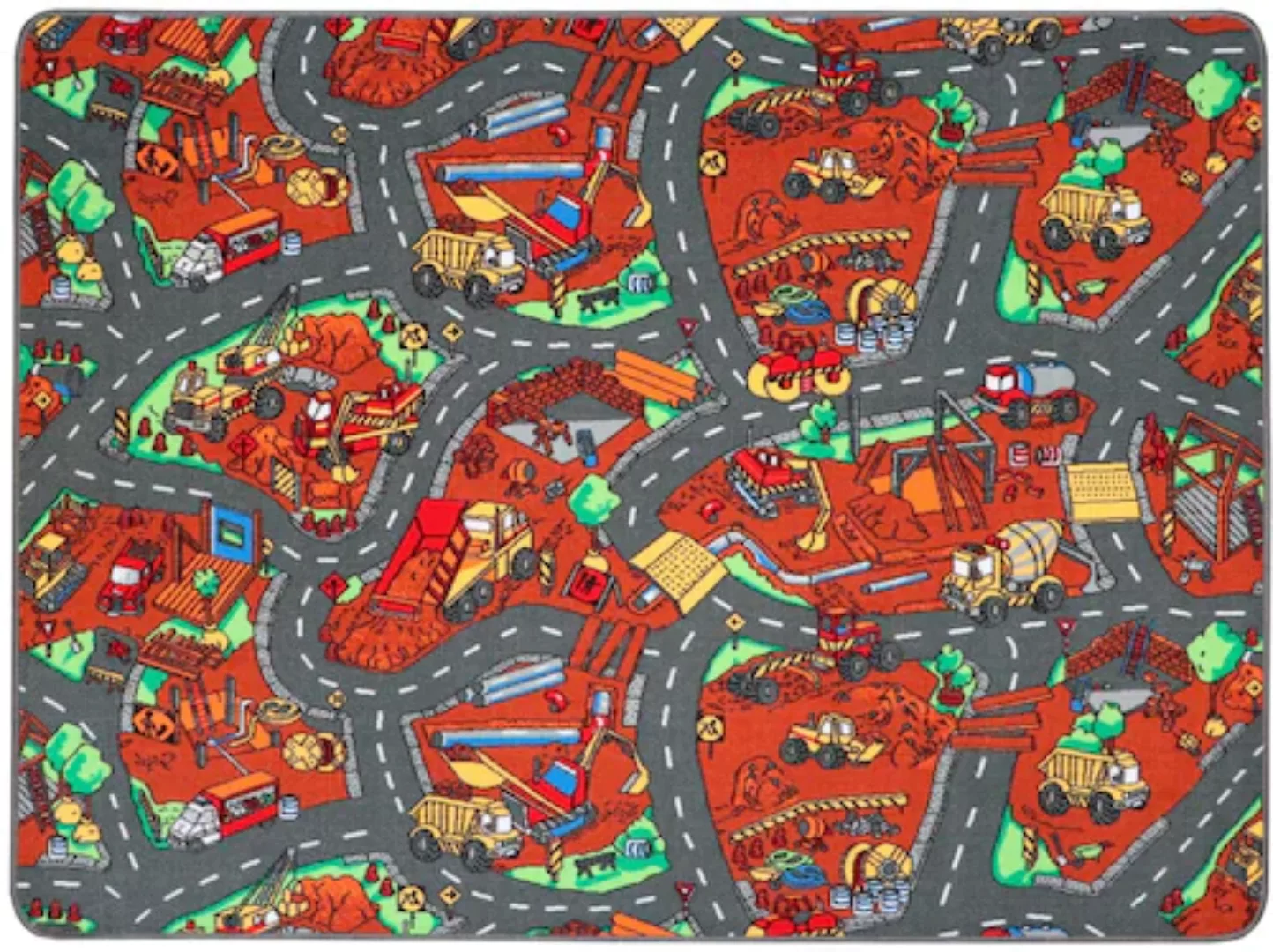 Primaflor-Ideen in Textil Kinderteppich »BAUSTELLE«, rechteckig günstig online kaufen