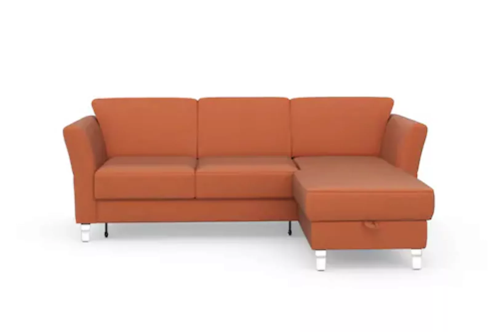 sit&more Ecksofa "Visby L-Form", wahlweise mit Bettfunktion und Bettkasten, günstig online kaufen