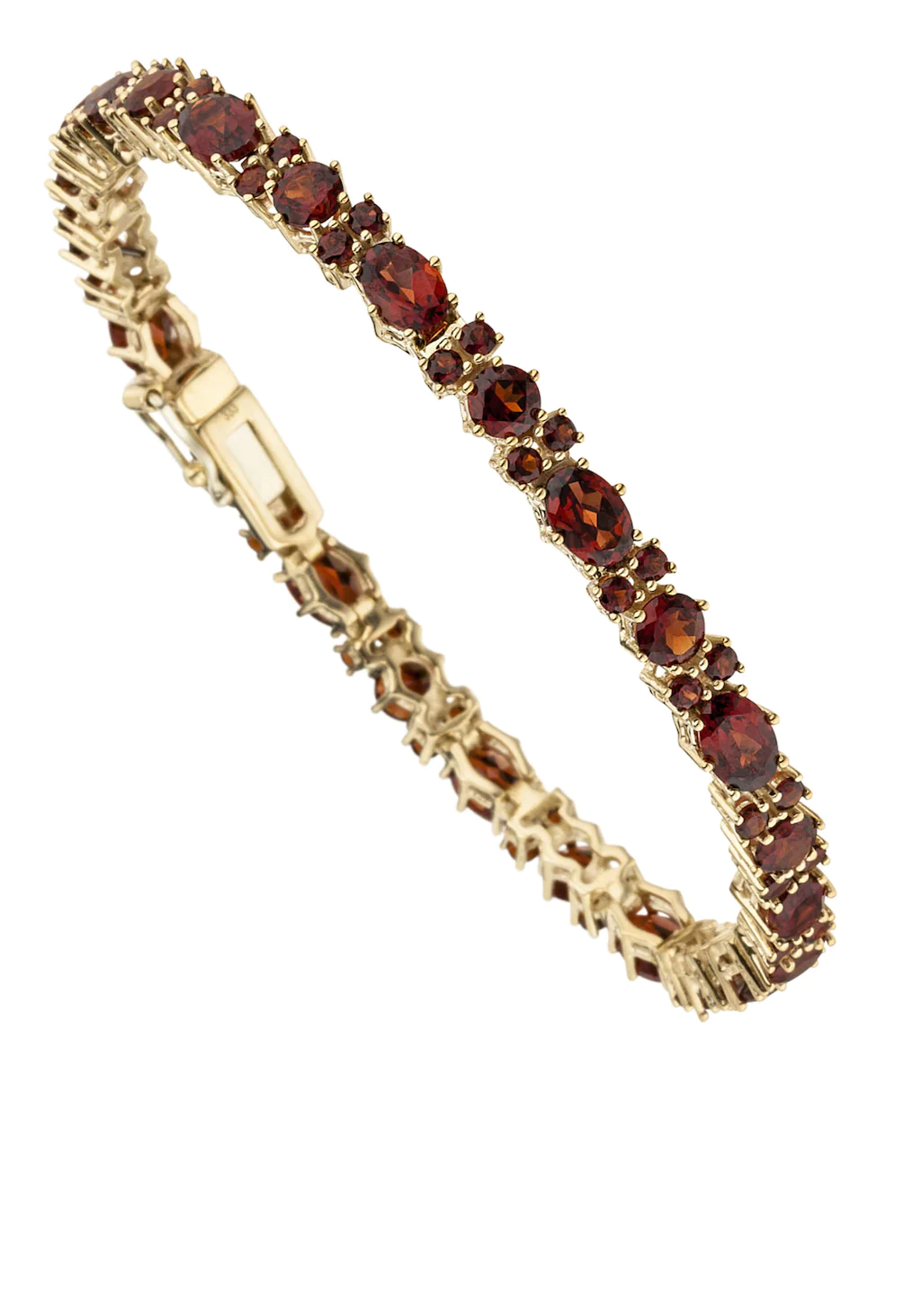 JOBO Goldarmband "Armband mit Granat", 333 Gold 19 cm günstig online kaufen