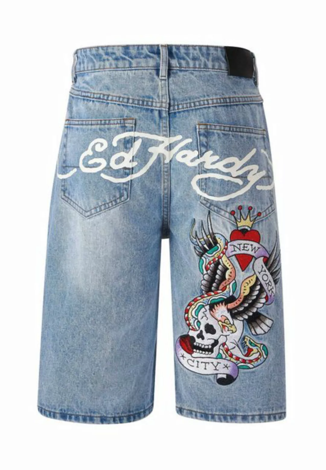 Ed Hardy Shorts Short Jeans Ed Hardy NYC Skull, G XL günstig online kaufen